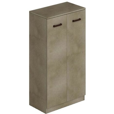 Meuble à chaussures polyvalent Clay 2 portes h130x71x38