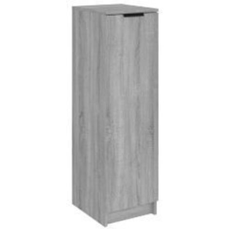 Meuble à chaussures Sonoma gris 30x35x100 Bois d'ingénierie