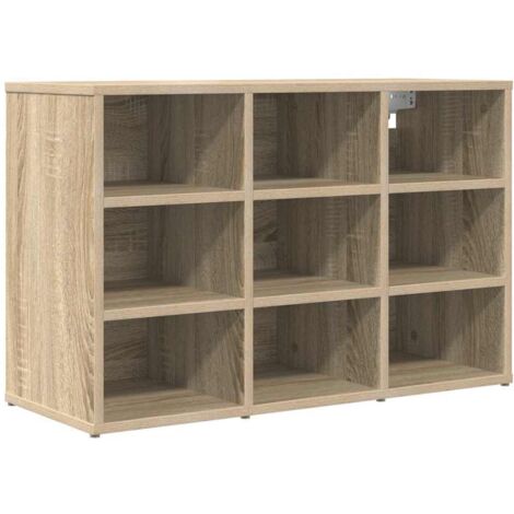 Meuble à chaussures，Armoire à chaussures avec étagère Chêne sonoma 77.5 x 30 x 51 cm CFW2855424