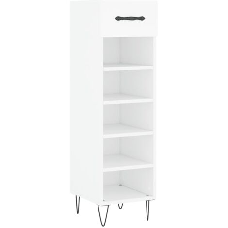 Meuble à chaussures，Armoire à chaussures blanc 30x35x105 cm bois d'ingénierie CFW2899693