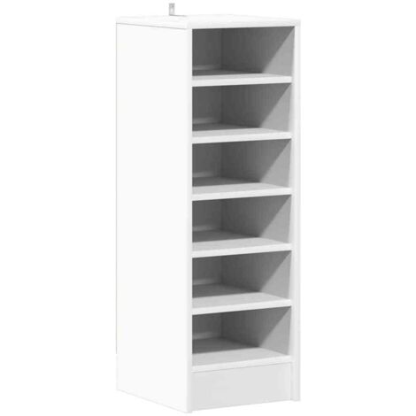 Meuble à chaussures，Armoire à chaussures Blanc 31,5x35x90 cm Bois d'ingénierie CFW9265606