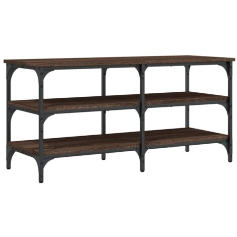 Meuble à chaussures，Banc à chaussures chêne marron 100x38,5x49 cm bois d'ingénierie CFW6090538