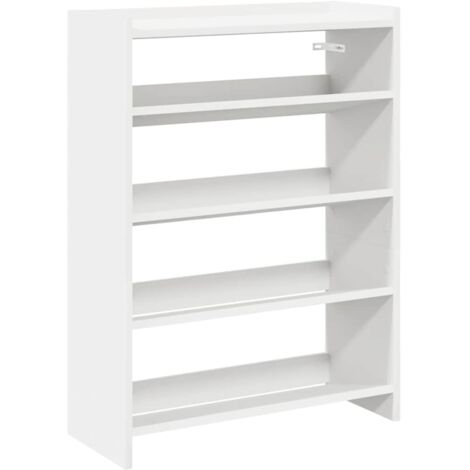 Meuble à chaussures，Étagère à chaussures blanc 60x25x81 cm bois d'ingénierie CFW3795352