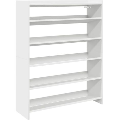 Meuble à chaussures，Étagère à chaussures blanc 80x25x100 cm bois d'ingénierie CFW6622074