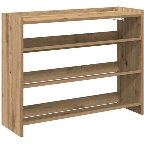 Meuble à chaussures，Étagère à chaussures chêne artisanal 80x25x62cm bois ingénierie CFW2313863