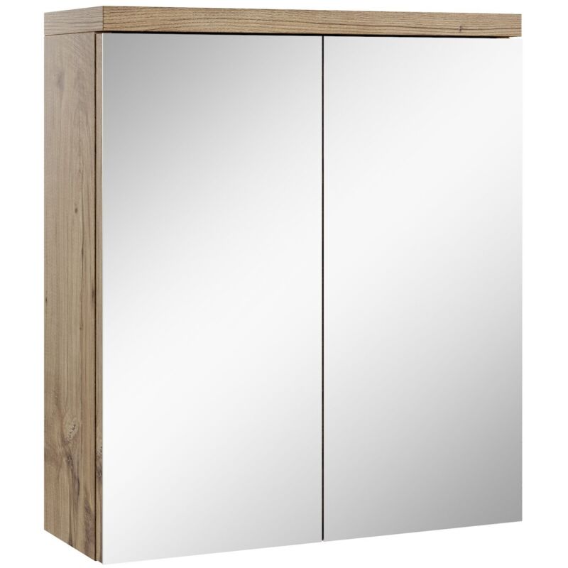 Armoire de toilette Toledo 60 x 60 cm Badplaats Chene châtai