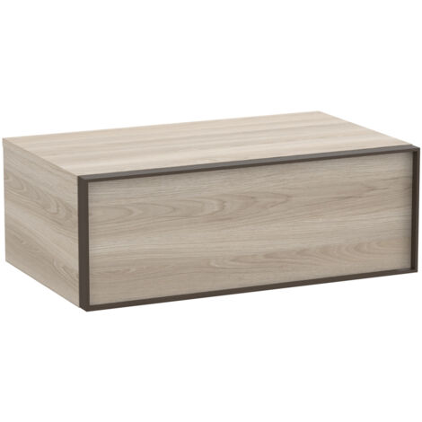 Meuble auxiliaire "INSPIRA" 800 - 1 tiroir - Pin Blanc - Roca