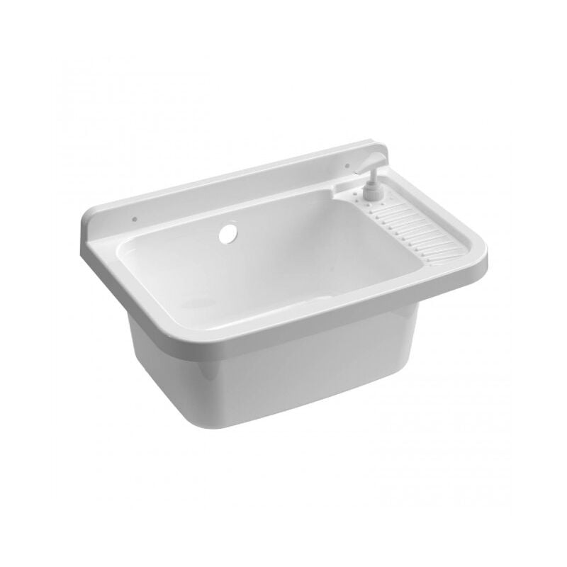 Idralite - Bassins en résine 50 cm avec distributeur blanc - Mongardi