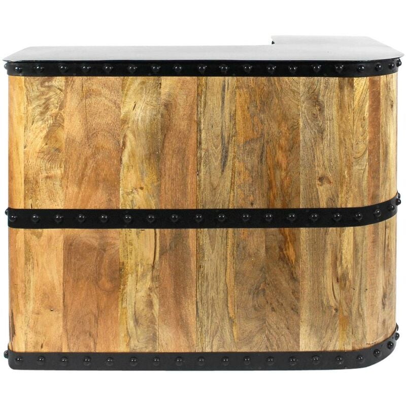 Made In Meubles - Meuble bar en bois de manguier New-York