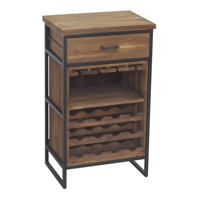Meuble bar en bois recyclé