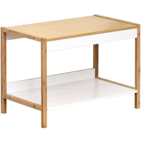 Meuble bas 1 étagère en bambou Nuovo