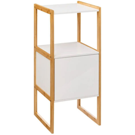 Meuble Bas 1 Porte "Natureo" 80cm Blanc