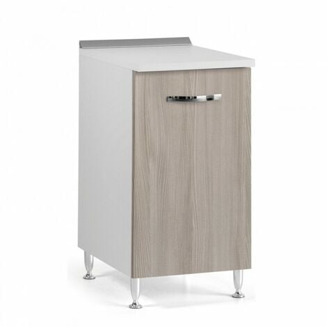 IPERBRIKO Meuble bas avec porte pour cuisine couleur orme Cm 40x50xH 85 1 porte