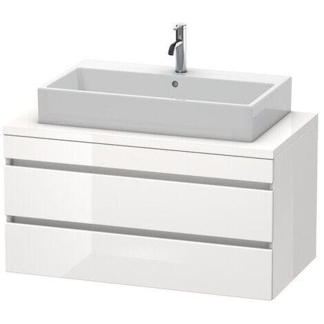 Meuble bas console DURASTYLE 512x1000x548mm blanc brillant