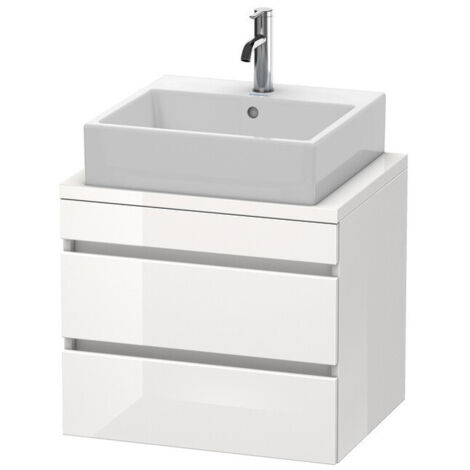 Meuble bas console DURASTYLE 512x600x478mm graphit matt/blanc mat