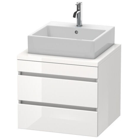 Meuble bas console DURASTYLE 512x600x548mm basalt matt/blanc mat