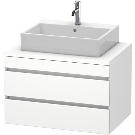 Meuble bas console DURASTYLE 512x800x548mm blanc mat