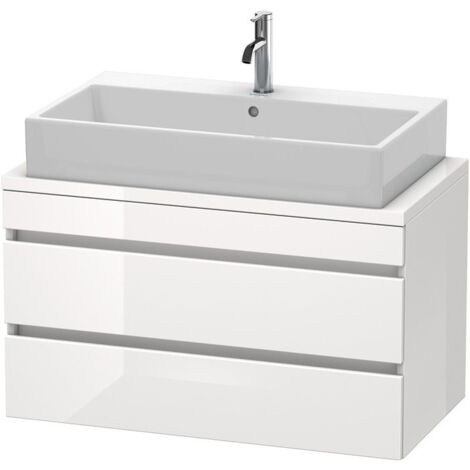 Meuble bas console DURASTYLE 512x900x478mm blanc brillant