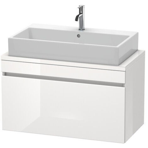 Meuble bas console DURASTYLE 512x900x478mm blanc brillant