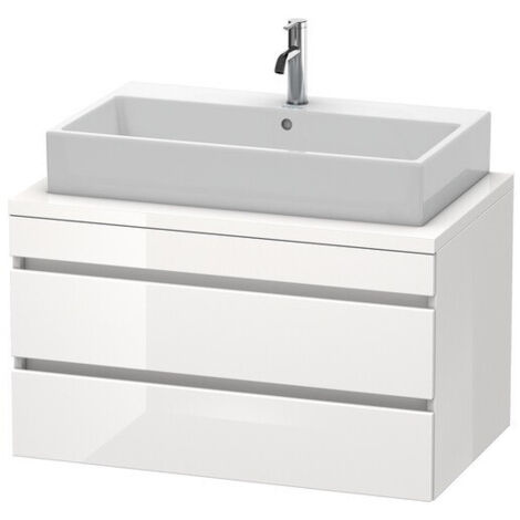 Meuble bas console DURASTYLE 512x900x548mm graphit matt/blanc mat