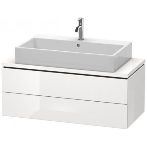 Meuble bas console L-CUBE 400x1020x477mm beton