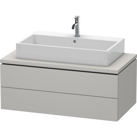 Meuble bas console L-CUBE 400x1020x547mm beton