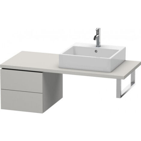 Meuble bas console L-CUBE 400x420x547mm beton