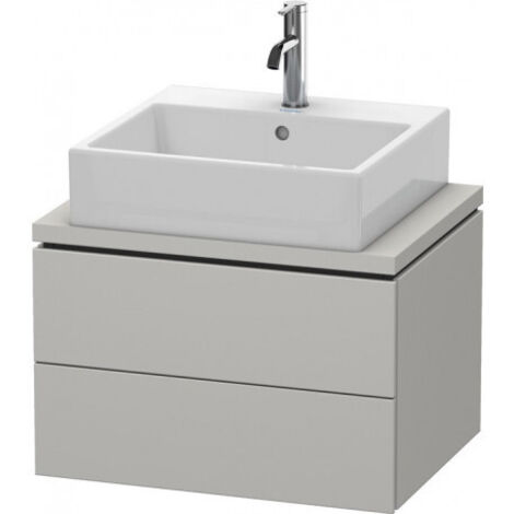 Meuble bas console L-CUBE 400x620x477mm beton