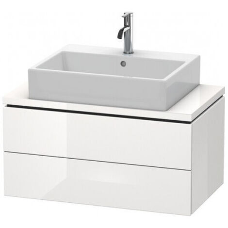 Meuble bas console L-CUBE 400x820x477mm beton