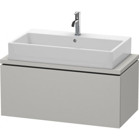 Meuble bas console L-CUBE 400x920x477mm beton