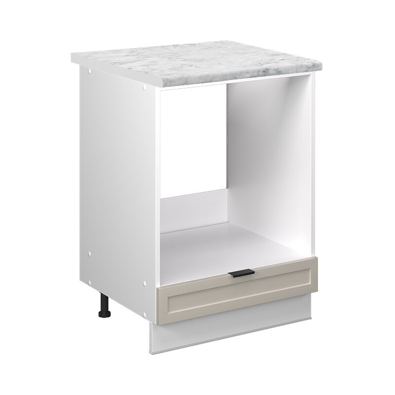 Meuble pour four Fame-Line, GrisBeige, 60 cm, PT Marbre, Vicco