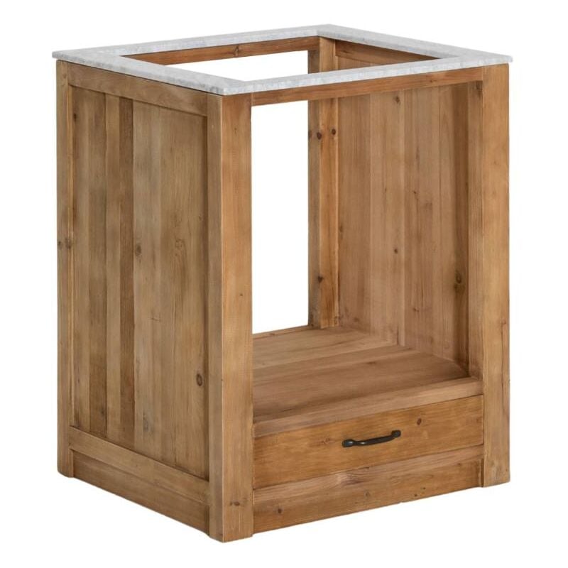 Made In Meubles - Meuble bas de cuisine pour four et plaques de cuisson Epure