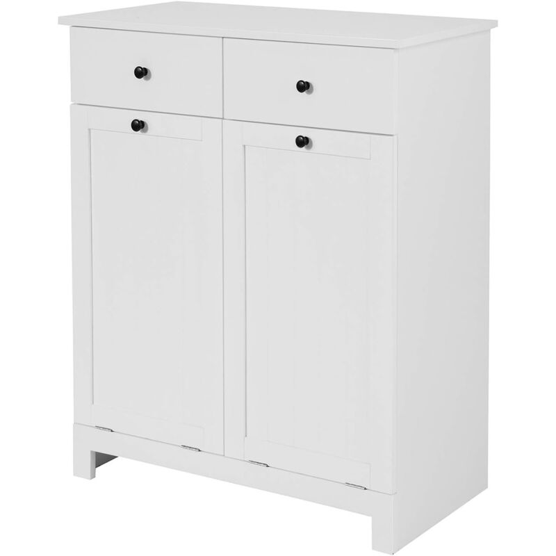 Sobuy - Meuble Bas de Salle de Bain Armoire Toilette BZR33-W