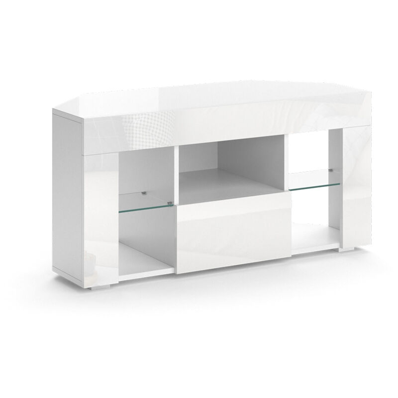 Meuble tv Denver, Blanc, 100 x 50 cm Vicco