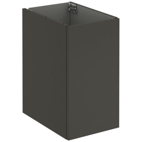 Meuble Bas New Anco 1 Porte Réversible pour Plan Excentré 90cm L30XH56,5 P45cm Anthracite - Anconetti