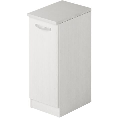Meuble bas pour buanderie avec 1 porte, coloris Blanc H85,5x36x50cm