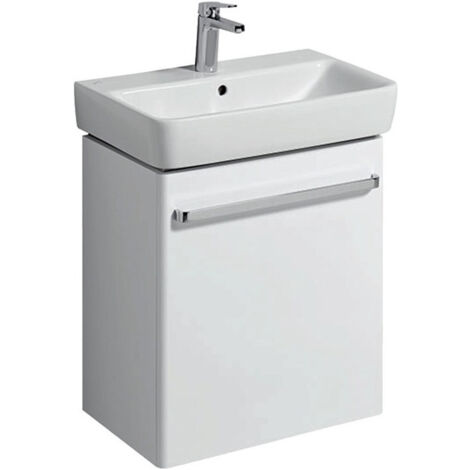 Meuble bas RENOVA COMPACT 549x604x337mm Ko blanc mat Fr blanc brillant