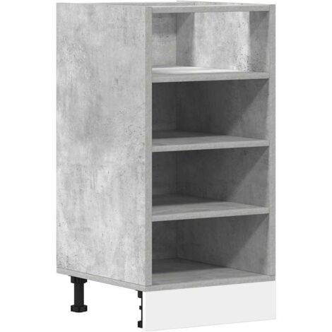 Meuble bas "Riga" Gris béton 40 x 44,5 x 81,5 cm Bois d'ingénierie CFW48249