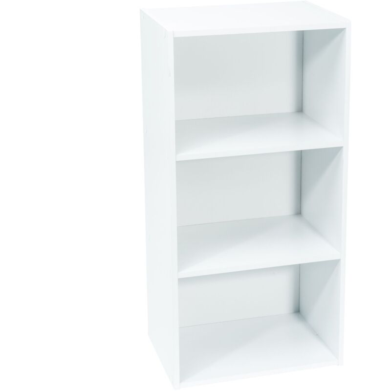 Meuble blanc de rangement Werka Pro 3 niches (80 x 40 x 29 cm)