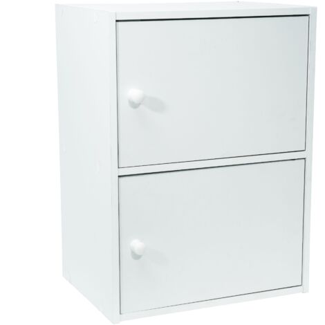 Meuble blanc à portes Werkapro 5 portes 133 x 40 x 29 cm