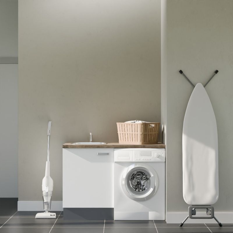 Cuisibane - Meuble buanderie avec emplacement lave-linge - B01