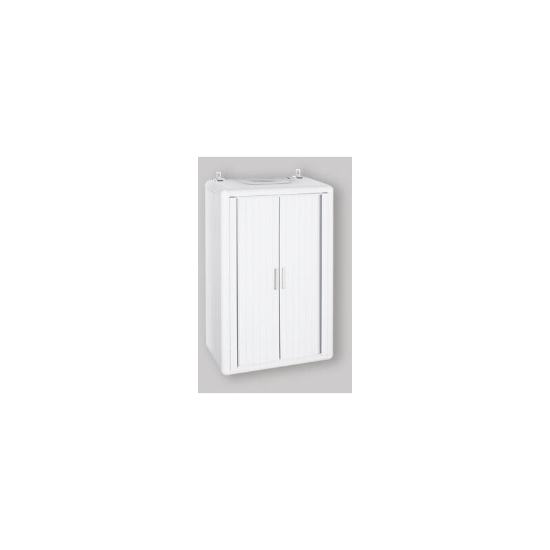 Meuble cache-chaudière blanc 'Himalaya' l. 58,5 x p. 38,5 x h. 98 Cm