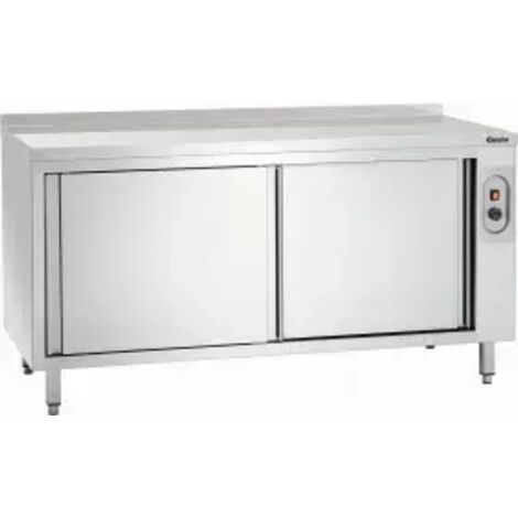 Meuble Chauffant Inox - Porte Coulissante - Dosseret - Gamme 700 - Bartscher