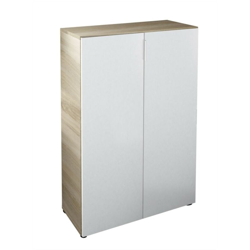 Meuble à chaussures 2 portes (28 paires) L72 x H103 cm - Star Plus Calicosy