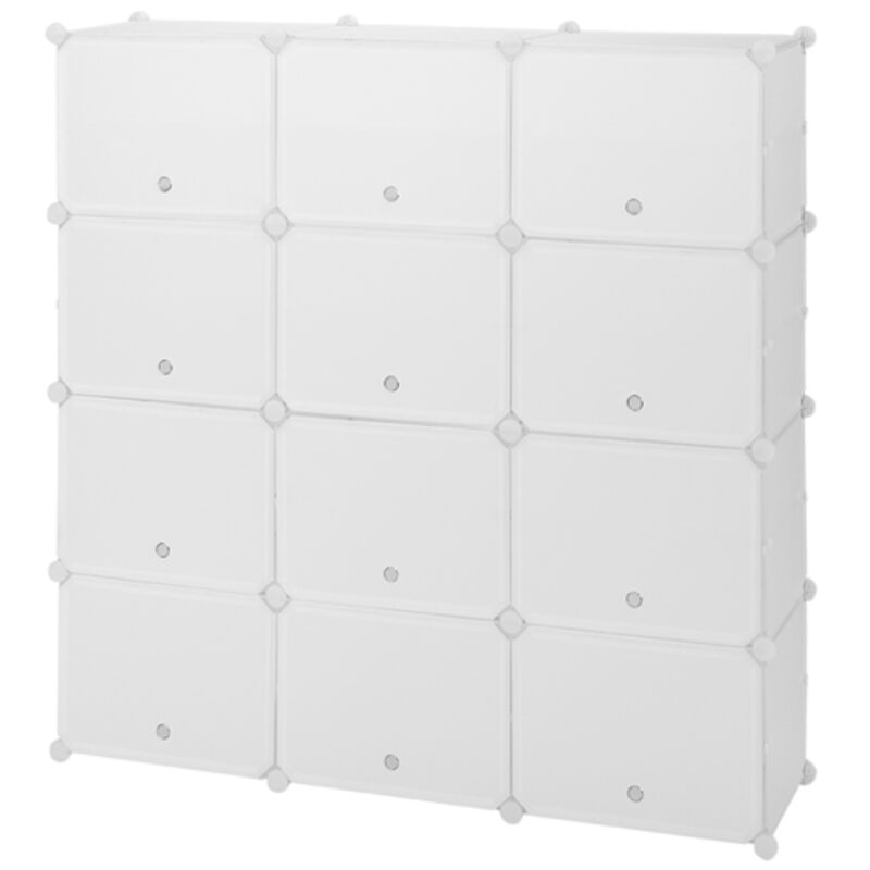 Meuble chaussures 42 paires blanc 7 niveaux, étagère à chaussures extensible, armoire grande capacité