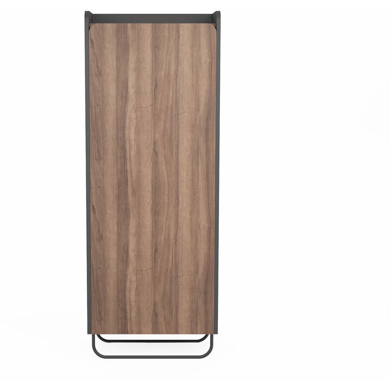 Herdasa - Meuble à chaussures, collection foss, 525 en couleur graphite et noyer