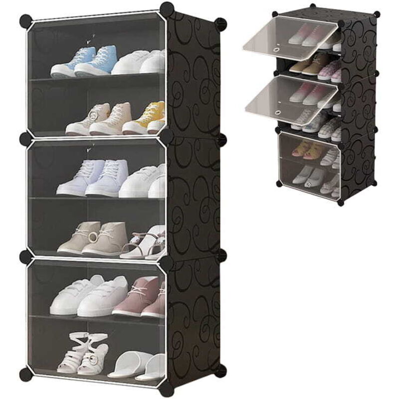 Meuble chaussures Valora 6 niveaux modulaire entrée dressing
