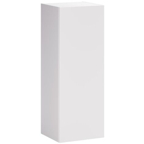 Meuble colonne de salle de bain suspendu ASTER blanc 30 x 80 cm
