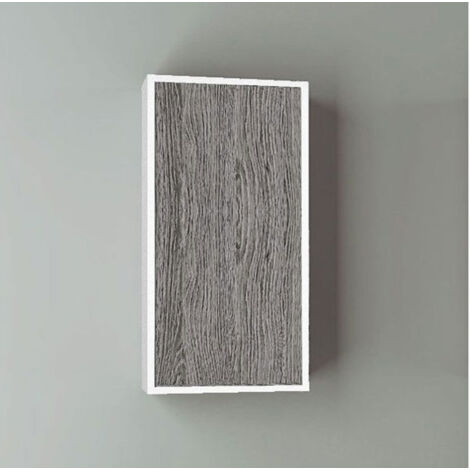 Meuble colonne de salle de bains ALLSTONE 10 couleurs et deux tailles disponibles Combi (Blanc et Smoky) 35x70x25