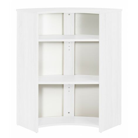 Meuble Comptoir Bar 96 cm Blanc 3 Niches - Coloris: Capitons 911